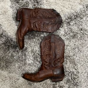 Dark Brown Cowboy Boots